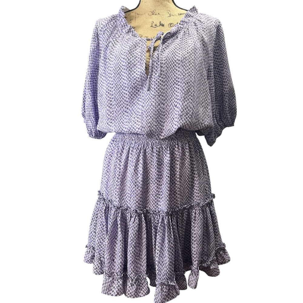 Buddy Love Purple Patterned Dress